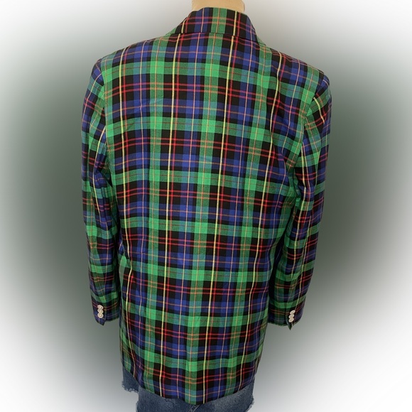 Vintage JH Collectibles Plaid Blazer Jacket - Picture 3 of 8